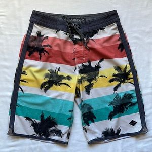 Rip Curl Mirage Striped Palm Tree The Ultimate Boardshorts